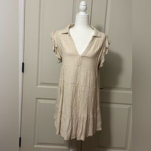 Umgee Cream Textured Fabric Top